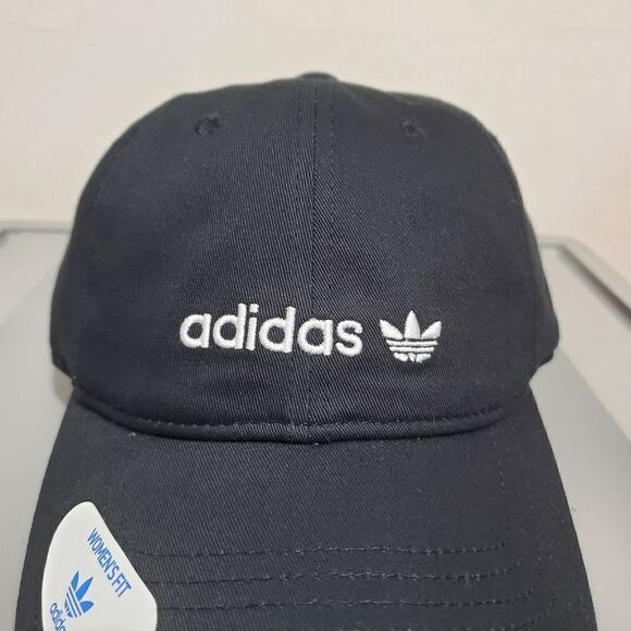 Adidas Originals Women Black Forum Strapback Cap Adjustable Hat NWT OSFA 5150896 - Picture 2 of 10